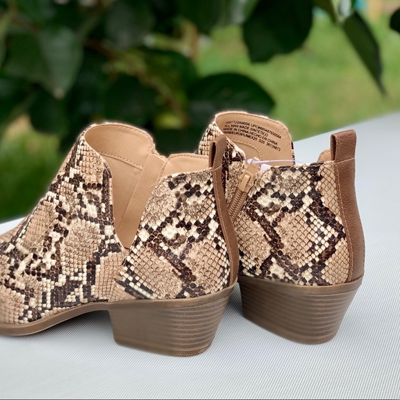 Women’s Snakeskin Western Boots Fashion Shoes New - Picture 8 of 14